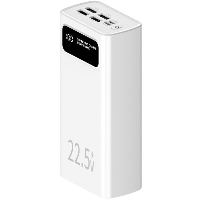 Leotec Power Bank 30000mAh 22.5W Blanco Leotec Power Bank 30000mAh 22.5W Blanco